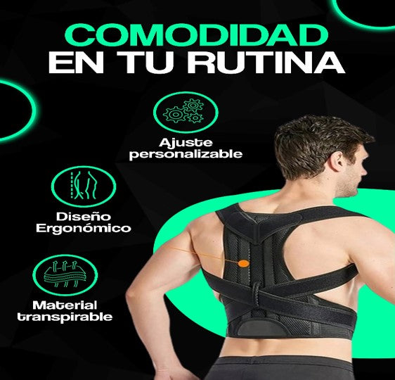 FAJA CORRECTORA DE POSTURA UNISEX XTREME SHAPER CON SOPORTE LUMBAR